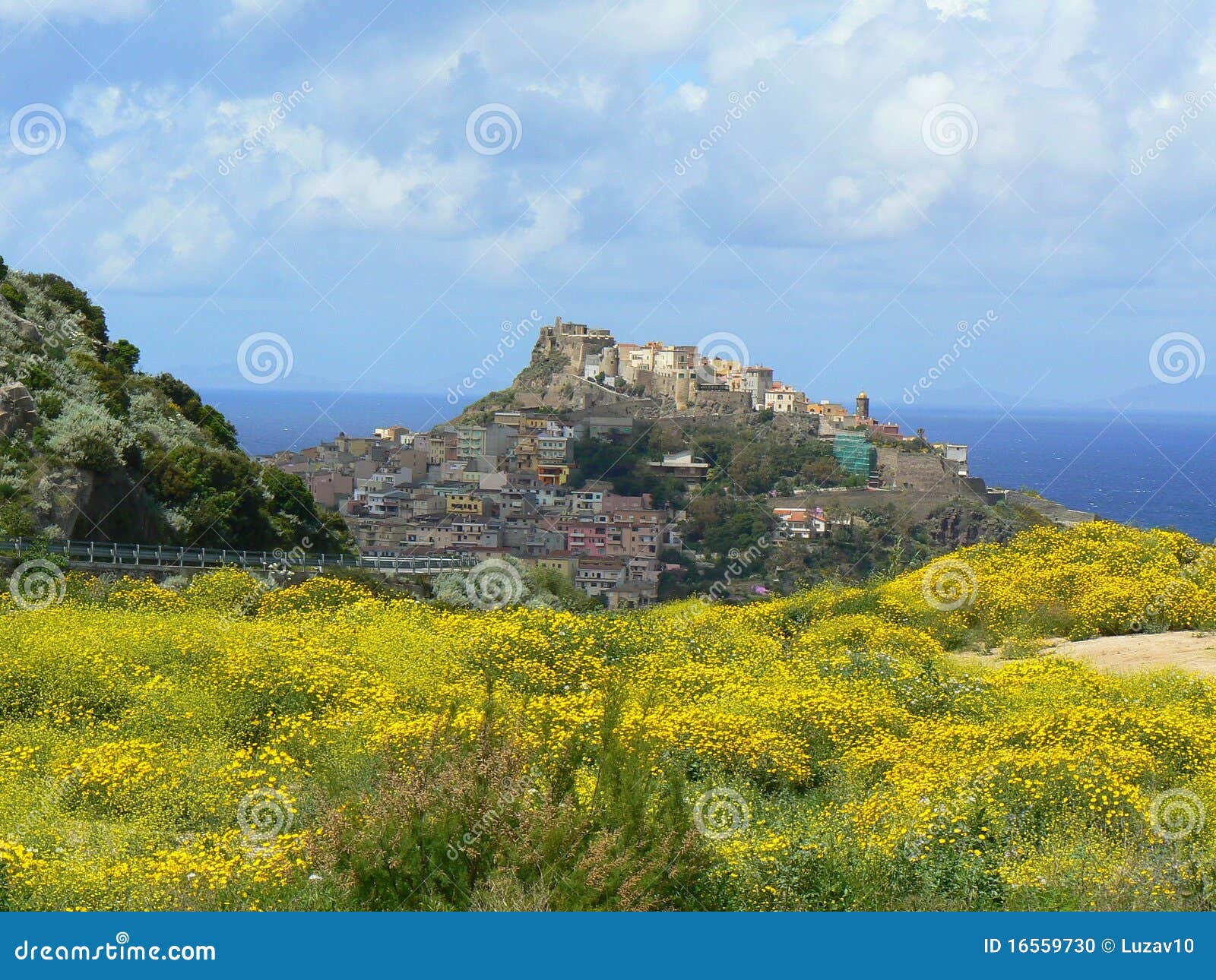 ancient town of castelsardo, sardinia