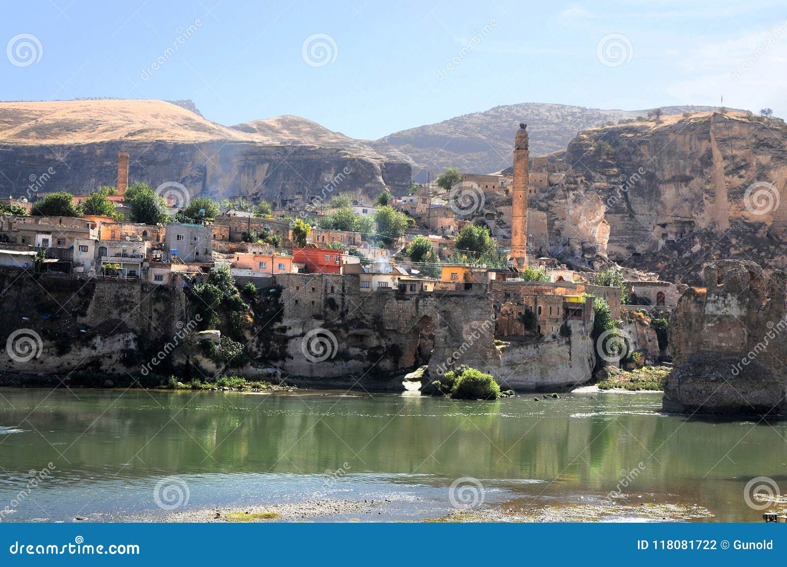 the ancient town of hasankeyf in anatolia