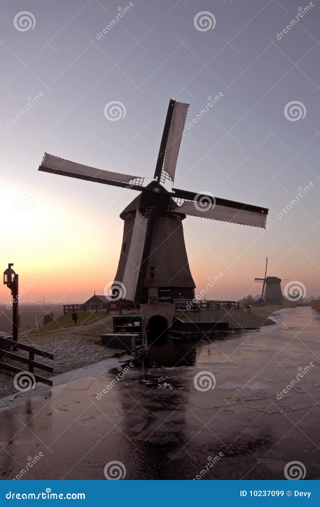 Ancient Traditional Windmills in the Netherlands Stock Image - Image of ...