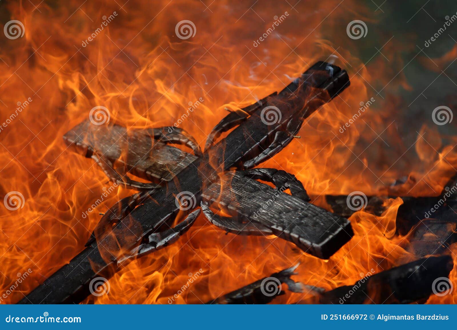 Ancient Traditions of Burning Bonfires in Cemeteries, when Old Crosses ...