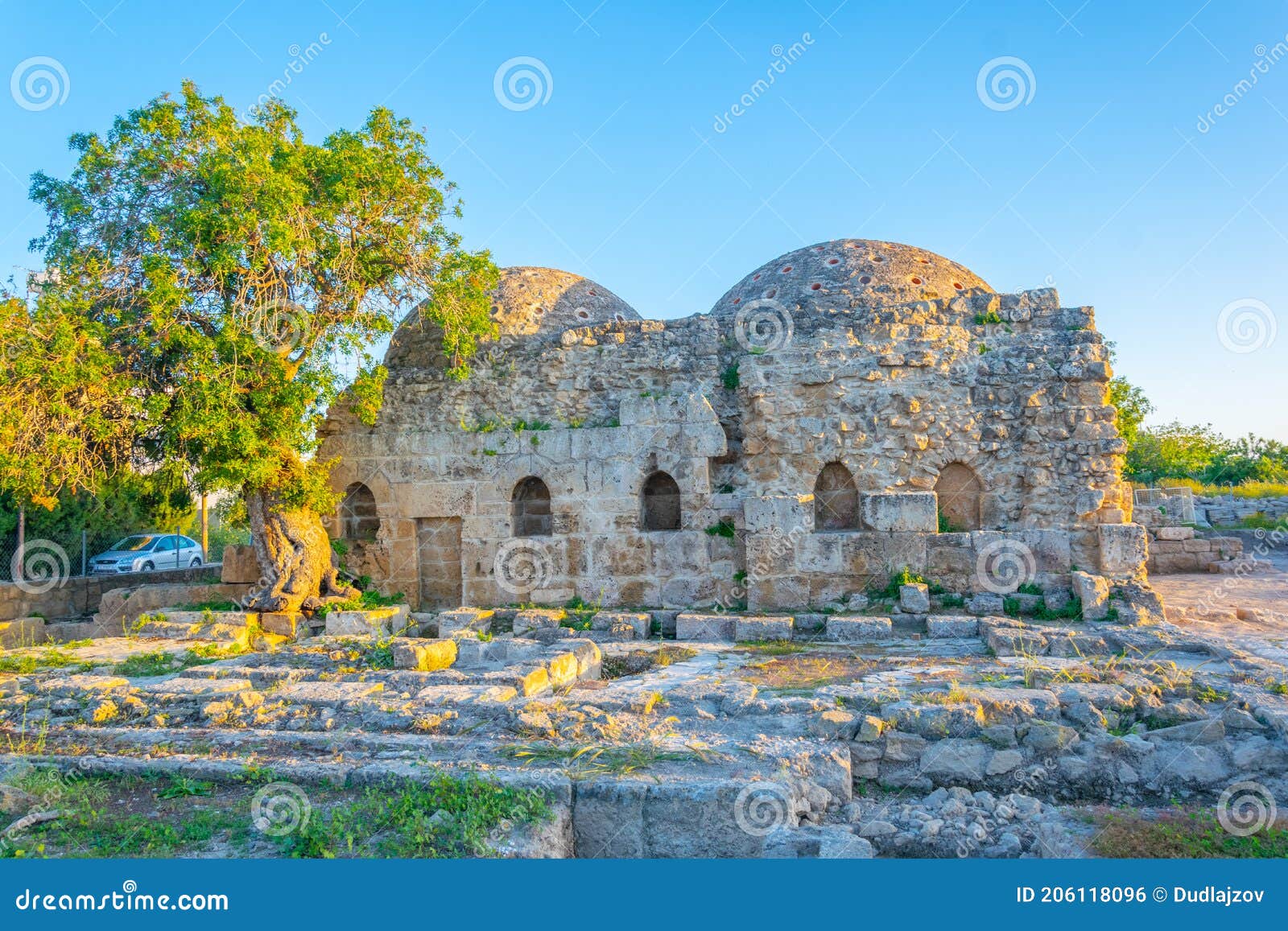 Ancient Turkish Bath in Paphos, Cyprus Stock Photo Image of european
