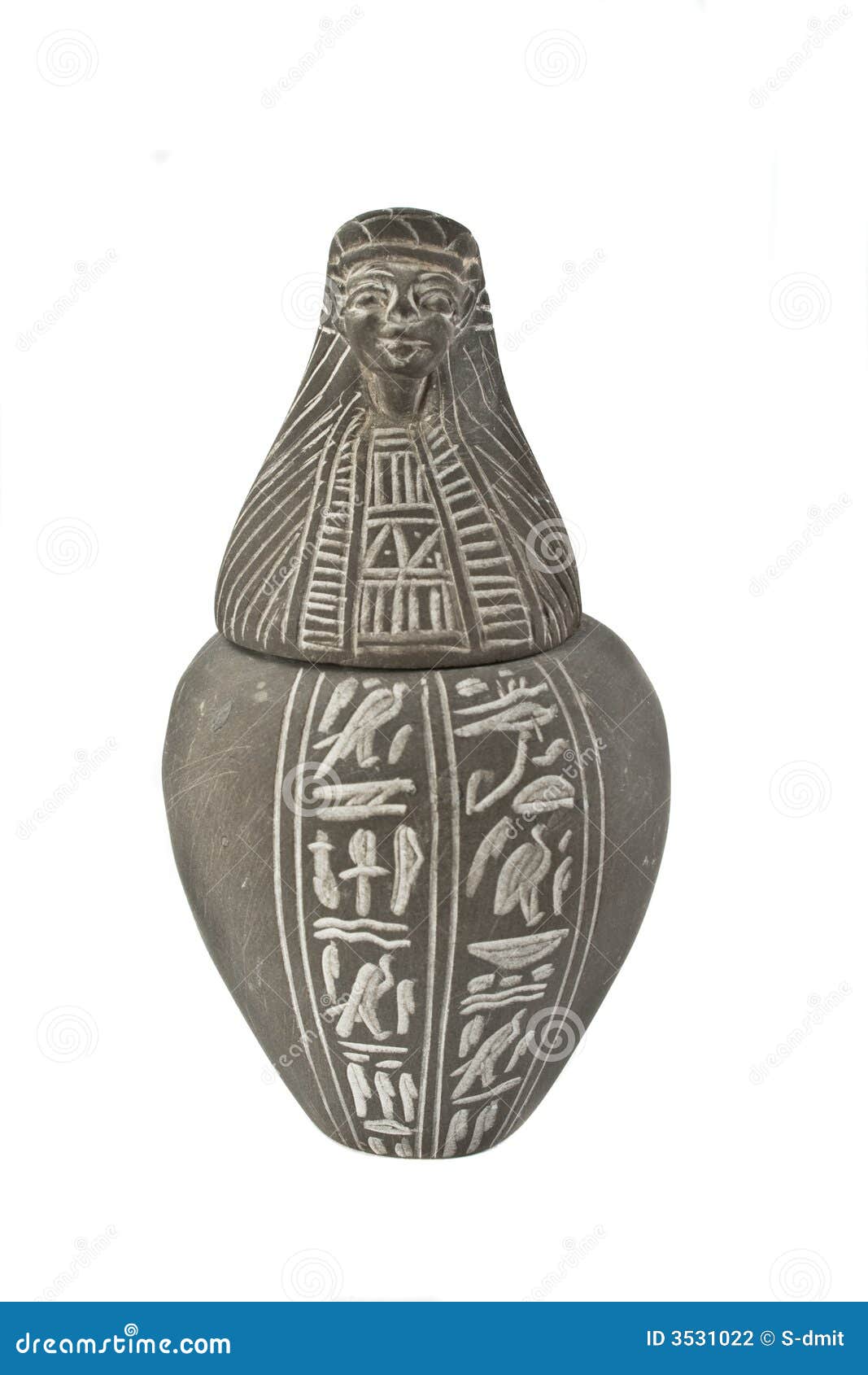 Ancient vase from Egypt stock photo. Image of egyptian 3531022