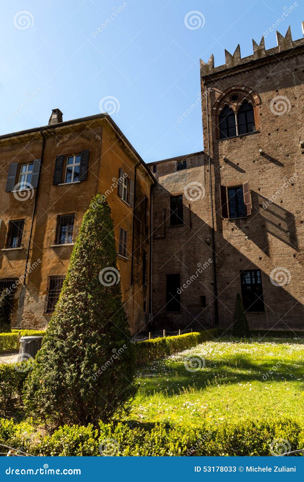 Ancient wall in italy stock image. Image of history, europe 53178033