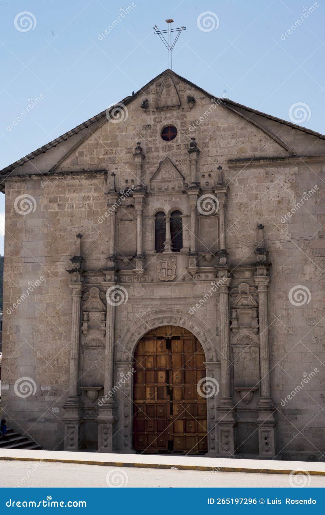 andahuaylas peru plaza de armas historical cathedral june 2019 arquitecture barroque