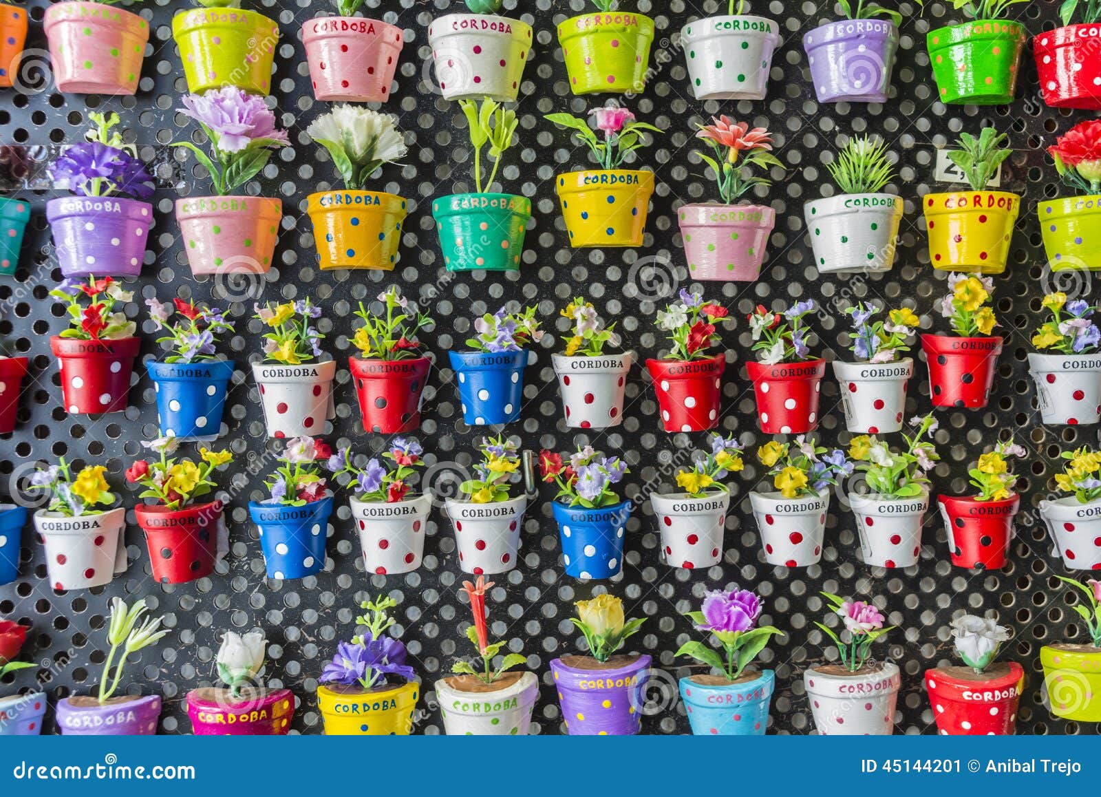 Andalusian Flower Pots in Cordoba, Spain Stock Image Image of