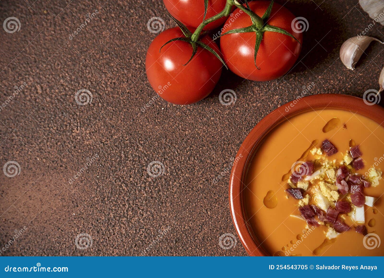 Andalusian Salmorejo Typical Spanish Healthy Food Stock Image Image andalusian-salmorejo-typical-spanish-healthy-food-stock-image-image