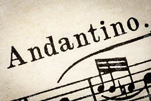 Andantino Slow Music Tempo Stock Photo Image Of Andantino Italian Andantino Slow Music Tempo Stock Photo Image Of Andantino Italian