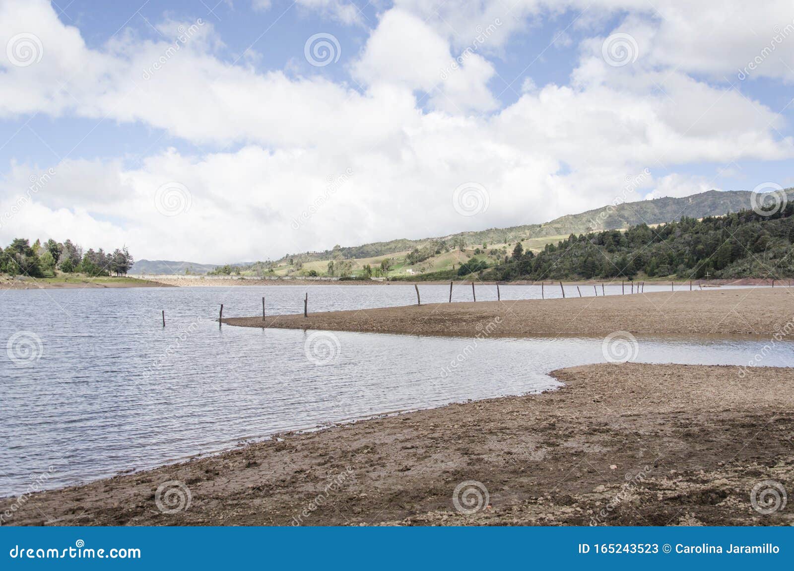 andean landscape, water reserve la regadera