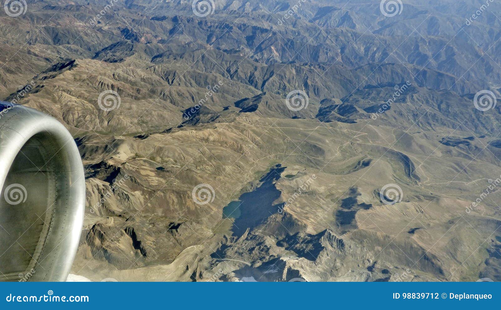 Andean Mountain Just before La Paz, Bolivia, South America. Stock Photo ...