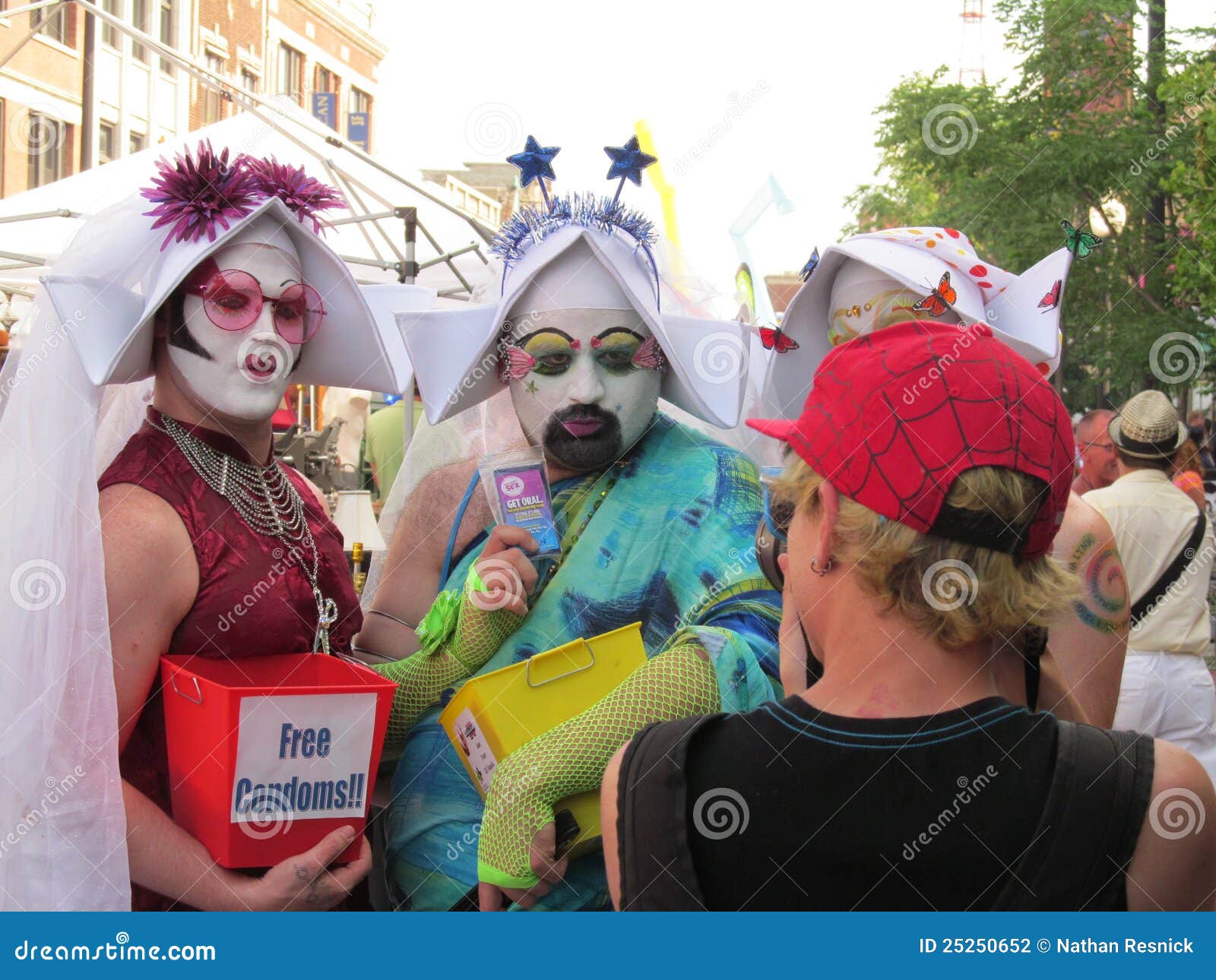 Andersonville Midsummerfest Editorial Photography Image of masked