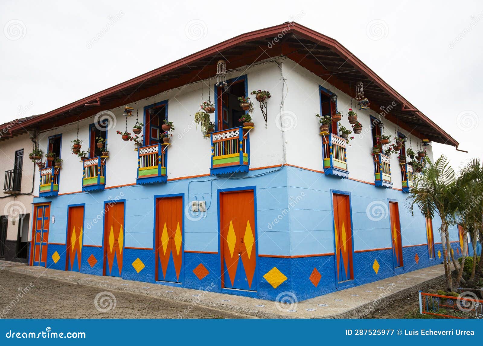 andes, antioquia - colombia - august 09, 2023. the corregimiento of buenos aires is located to the east of the municipality of