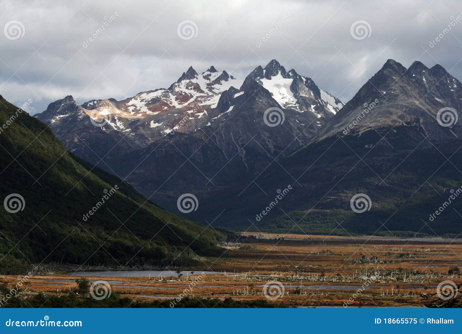 andes mountains, ushuaia