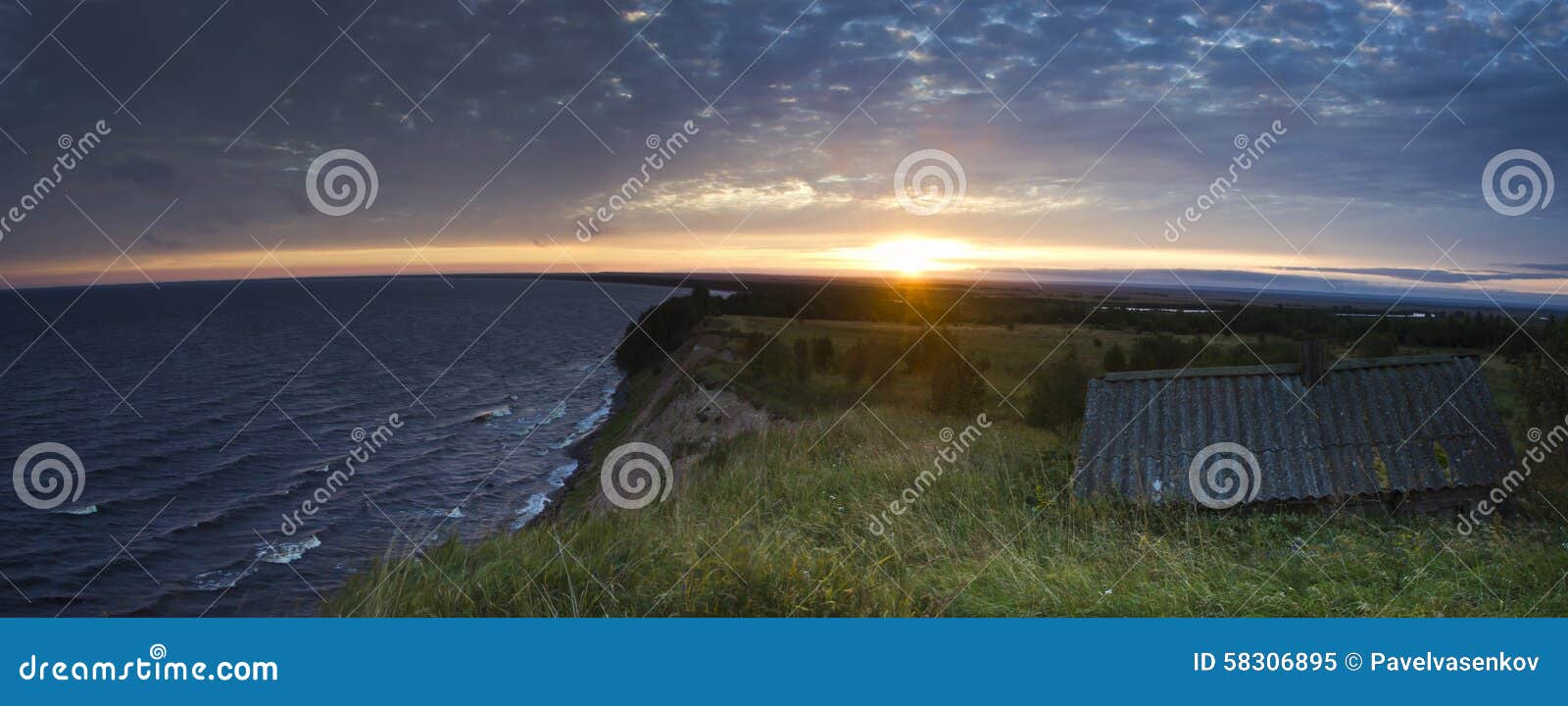 andom mountain, lake onega, russia