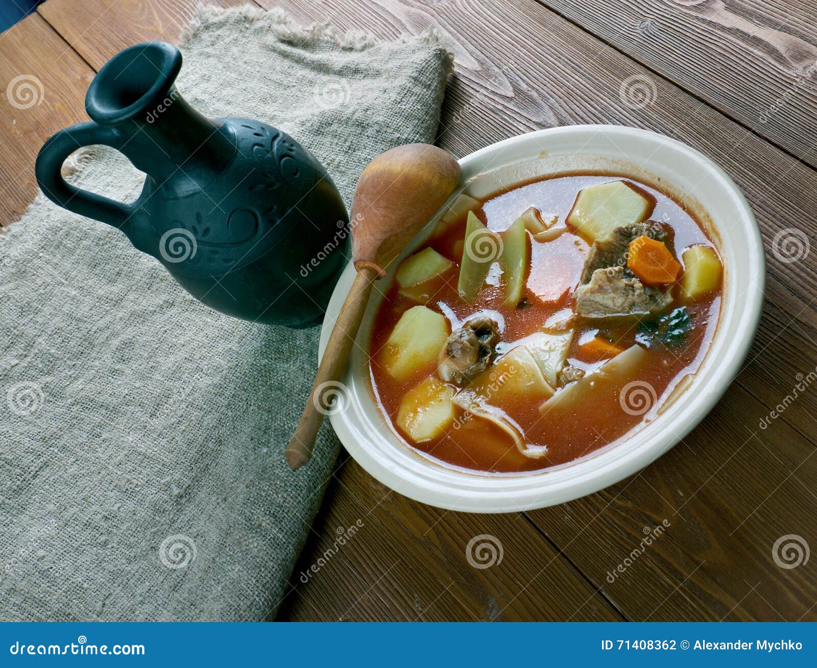 Andrajos Spain stew stock photo. Image of thickened, garlic 71408362