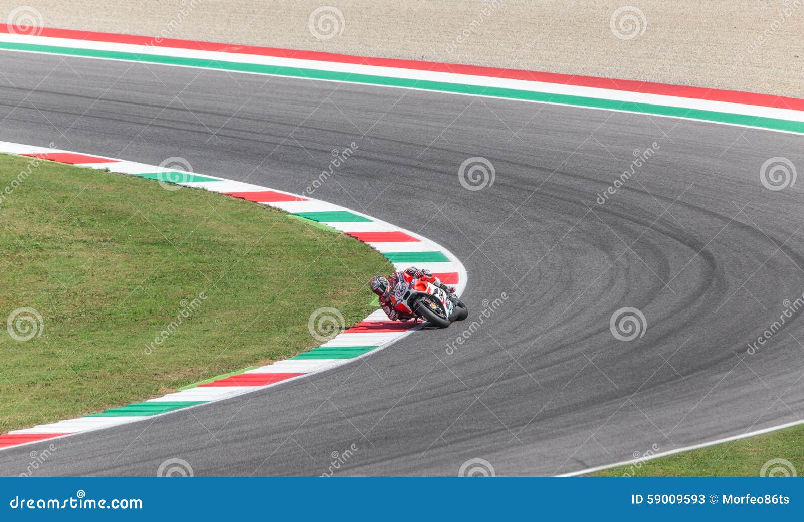 Andrea Dovizioso sul funzionario Ducati MotoGP Mugello, giugno 2015