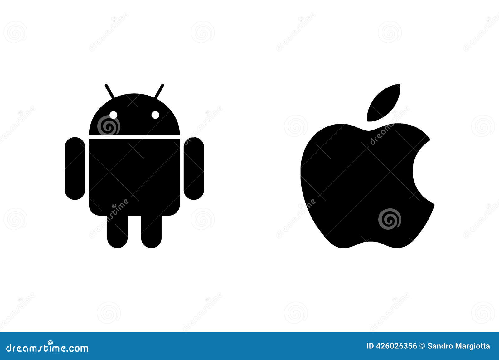 android-apple-logo-isolated-