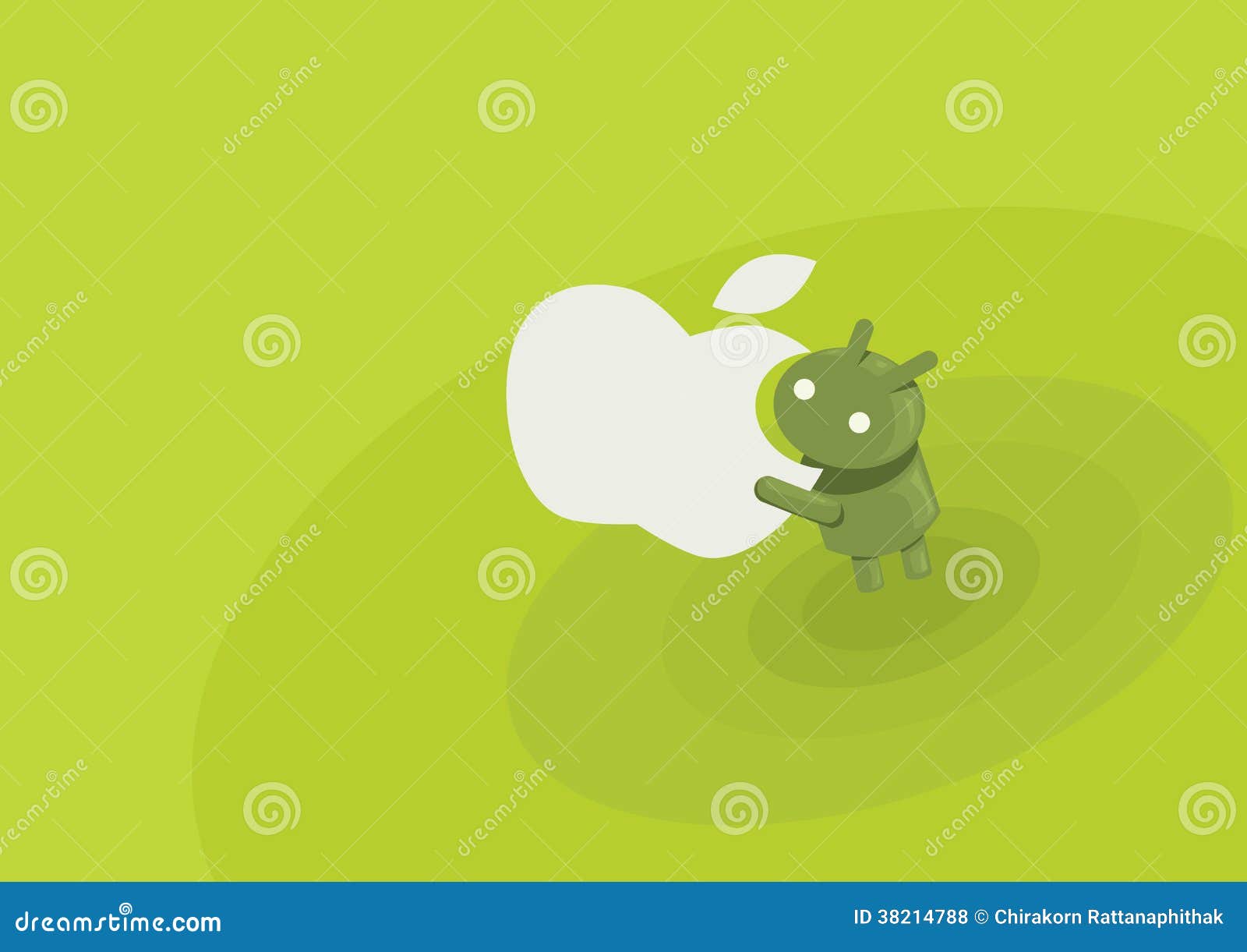 Android eat editorial stock photo. Illustration of green - 38214788, image size:1600x1221