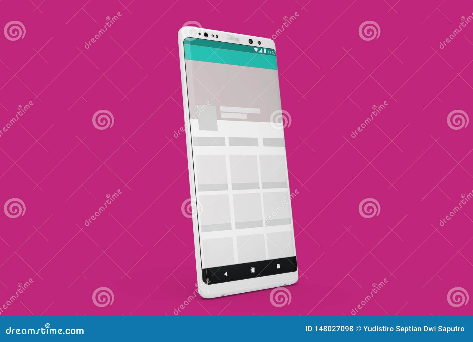 android profile galery mock up