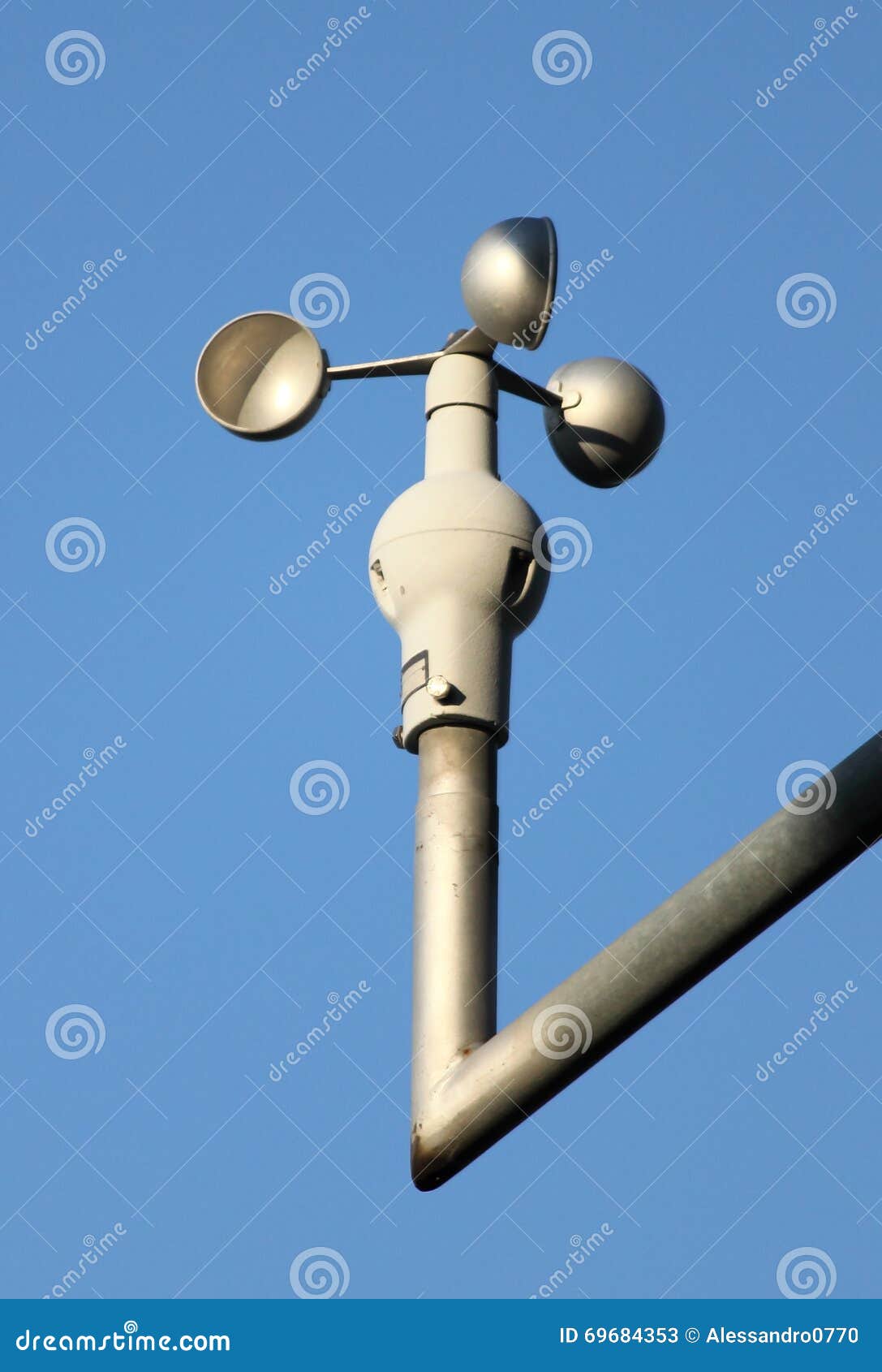 Anemometer stock image. Image of science, forecast, equipment 69684353