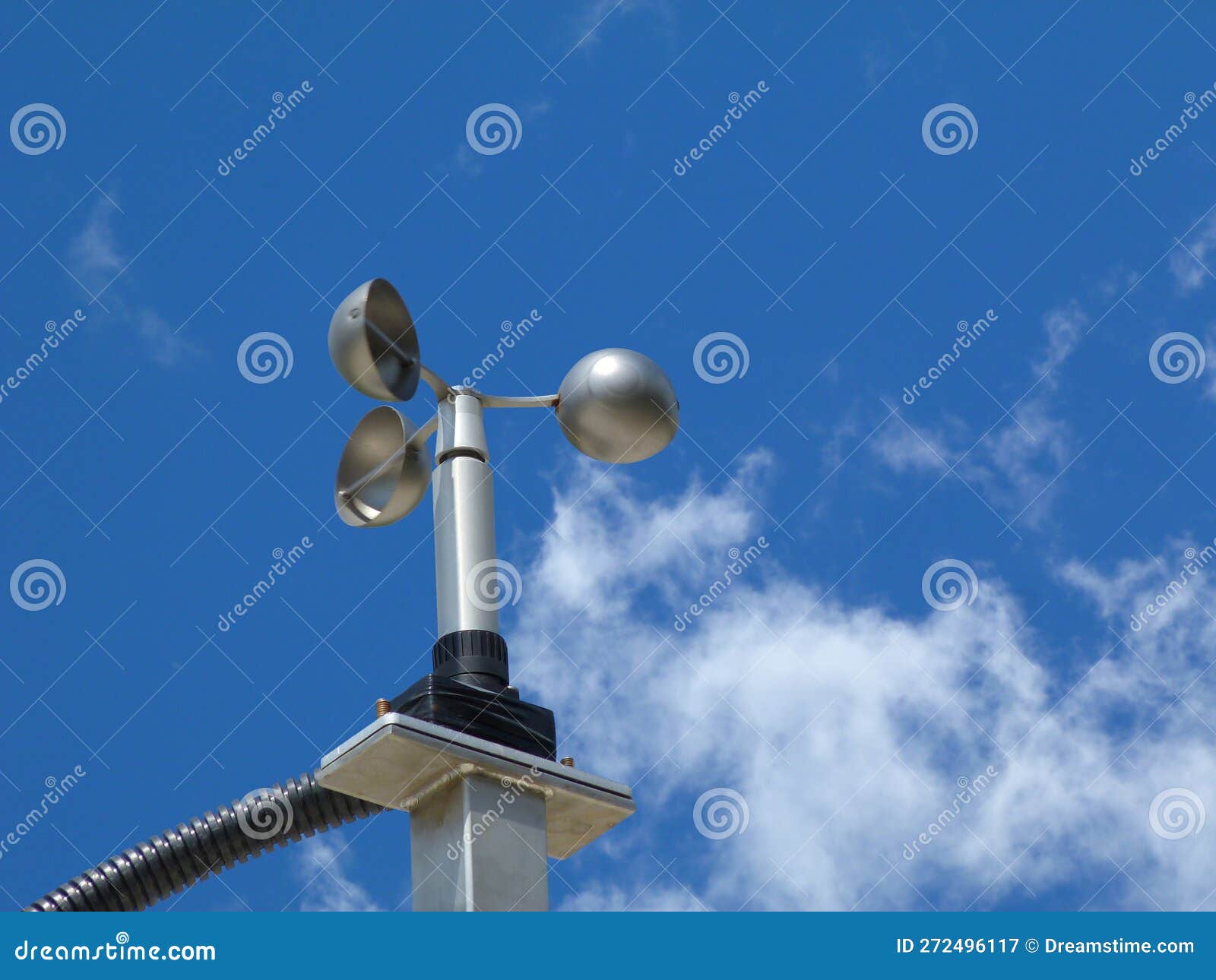 Anemometer, Wind Speed Measurement, Small Weather Station. Anemometer