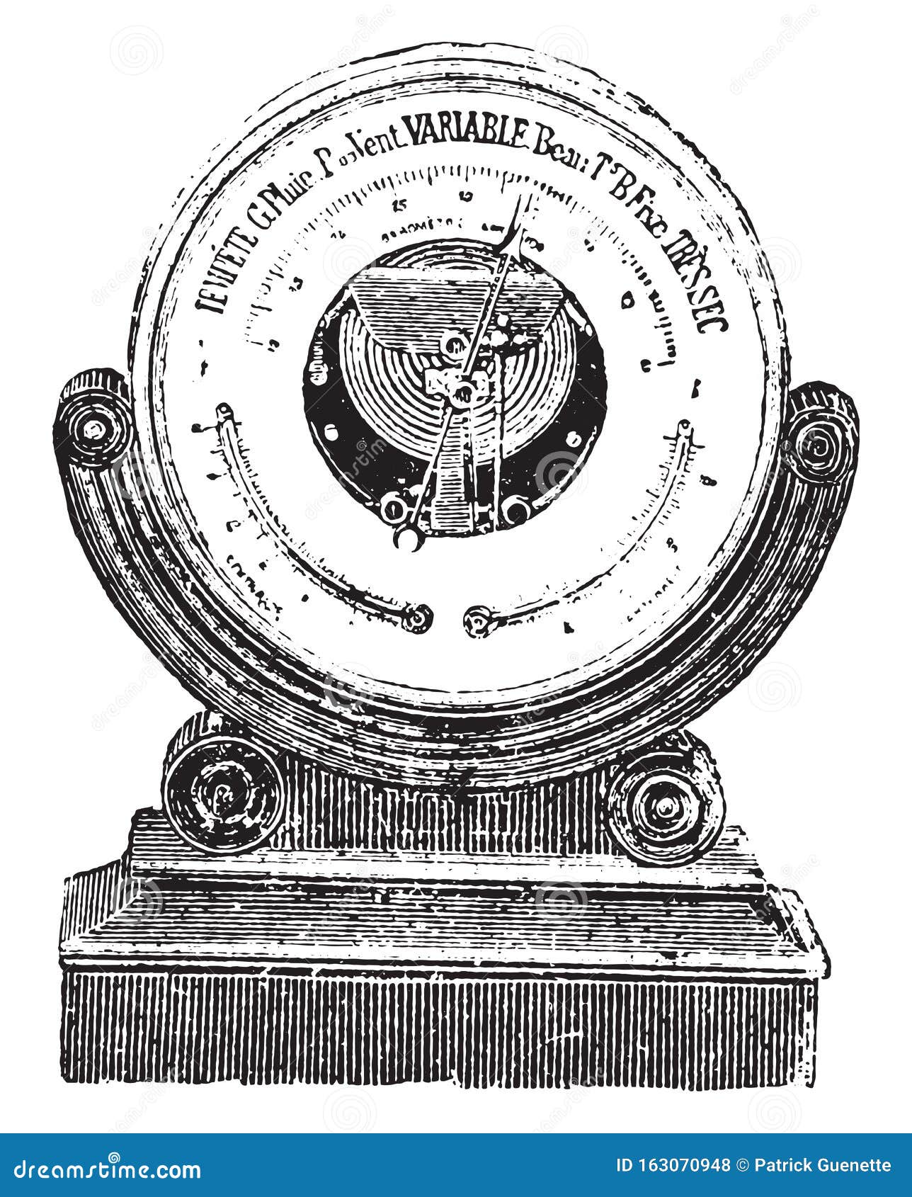 Aneroid barometer Black and White Stock Photos  Images  Alamy