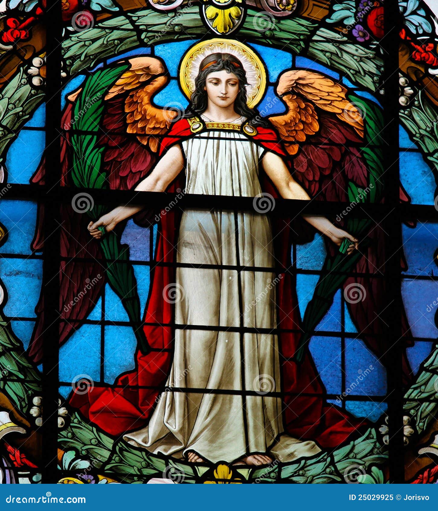 stained glass design for 9 orders of angels stained glass design for 9 orders of angels