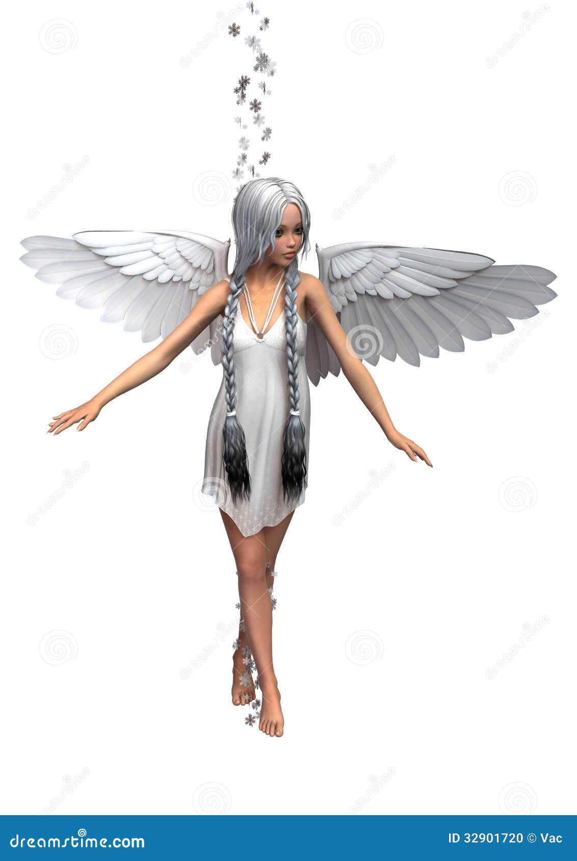 Angel stock illustration. Illustration of wings, white - 32901720