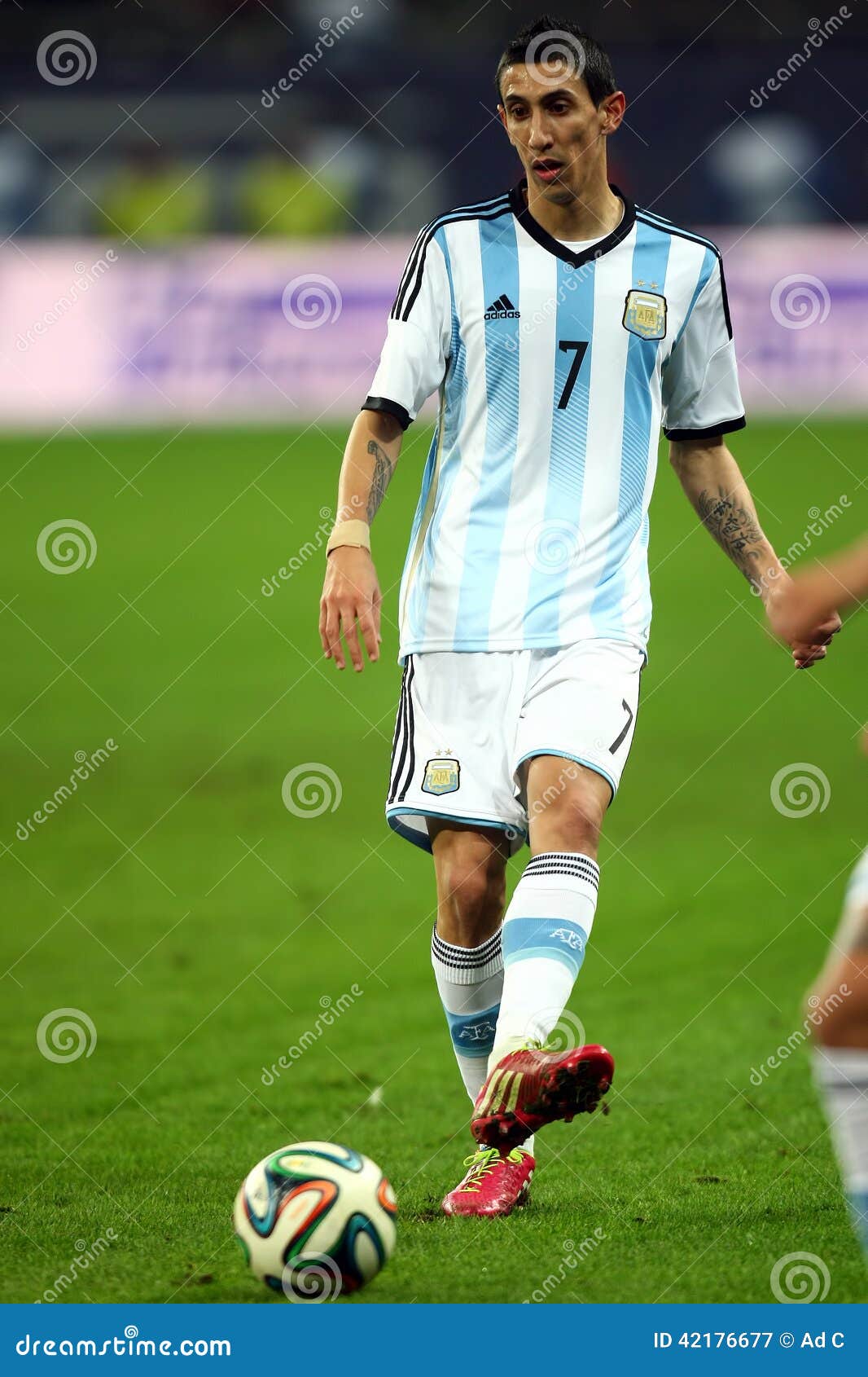 Angel Di Maria Juventus Fc Controls Editorial Stock Photo - Stock Image