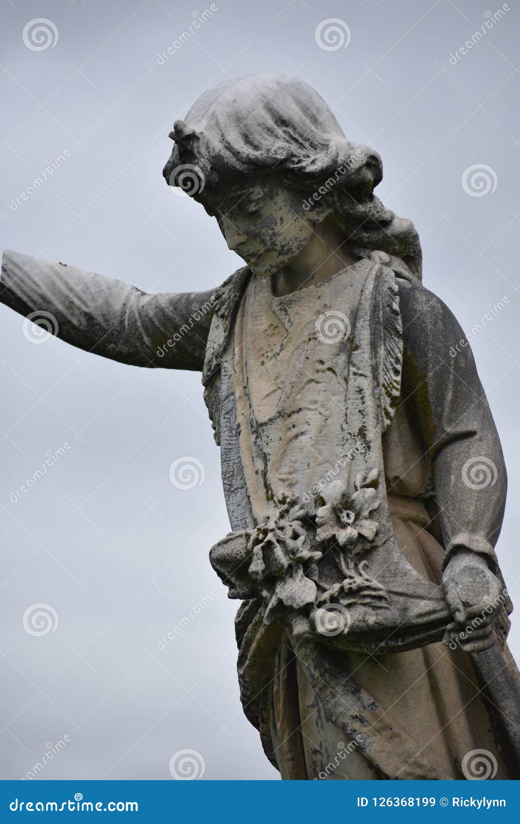 Angel Found At Oakwood Cemetery In Fort Worth Texas Stock Image Image