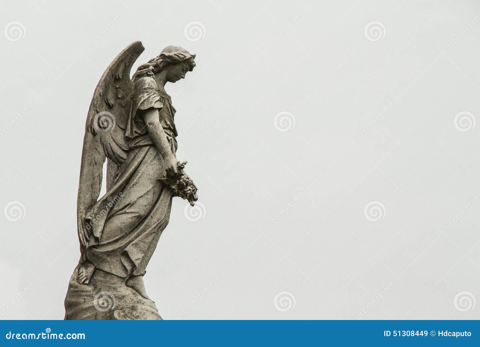 Angel Guarding the Graves of the Dead. Stock Image Image of classical