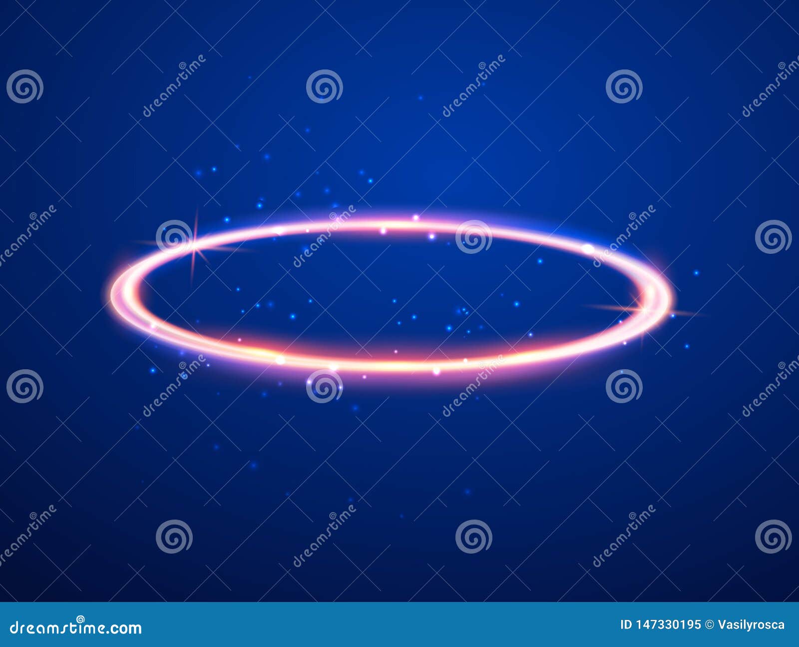 Blue halo angel ring Isolated on black transparent background, vector -  stock vector 1797818 | Crushpixel