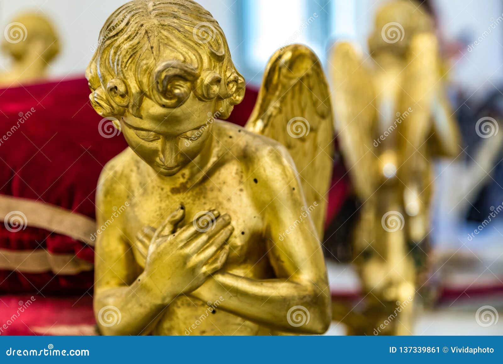 Angel holding heart stock image. Image of religion, heart 137339861
