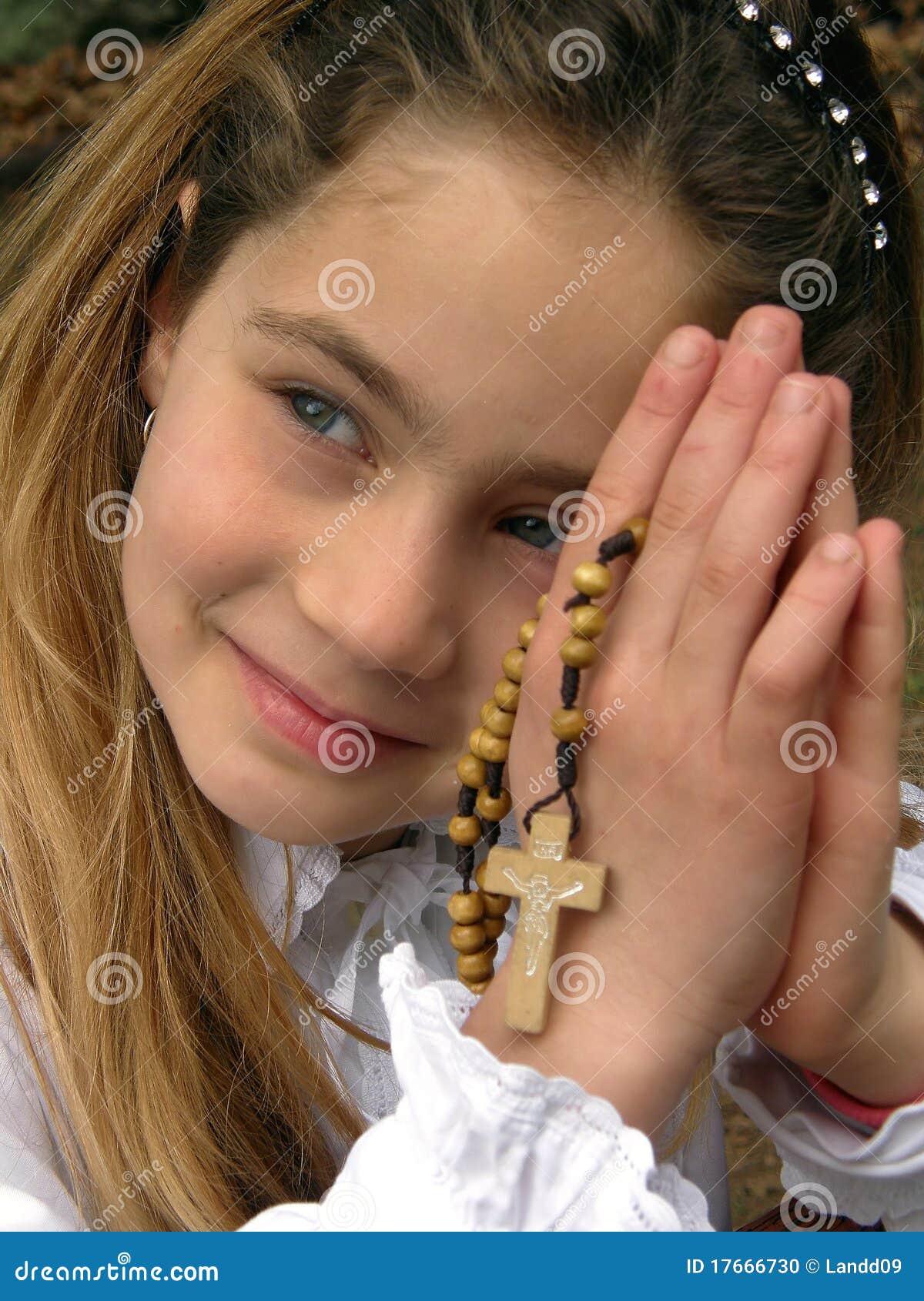 angel (prayer) with a rosary 1