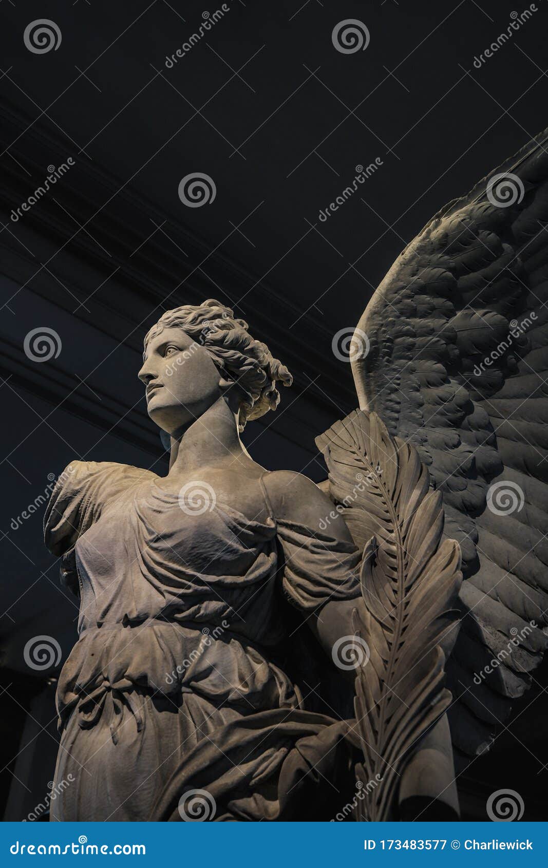 Woman statue angel editorial photography. Image of figure - 173483577