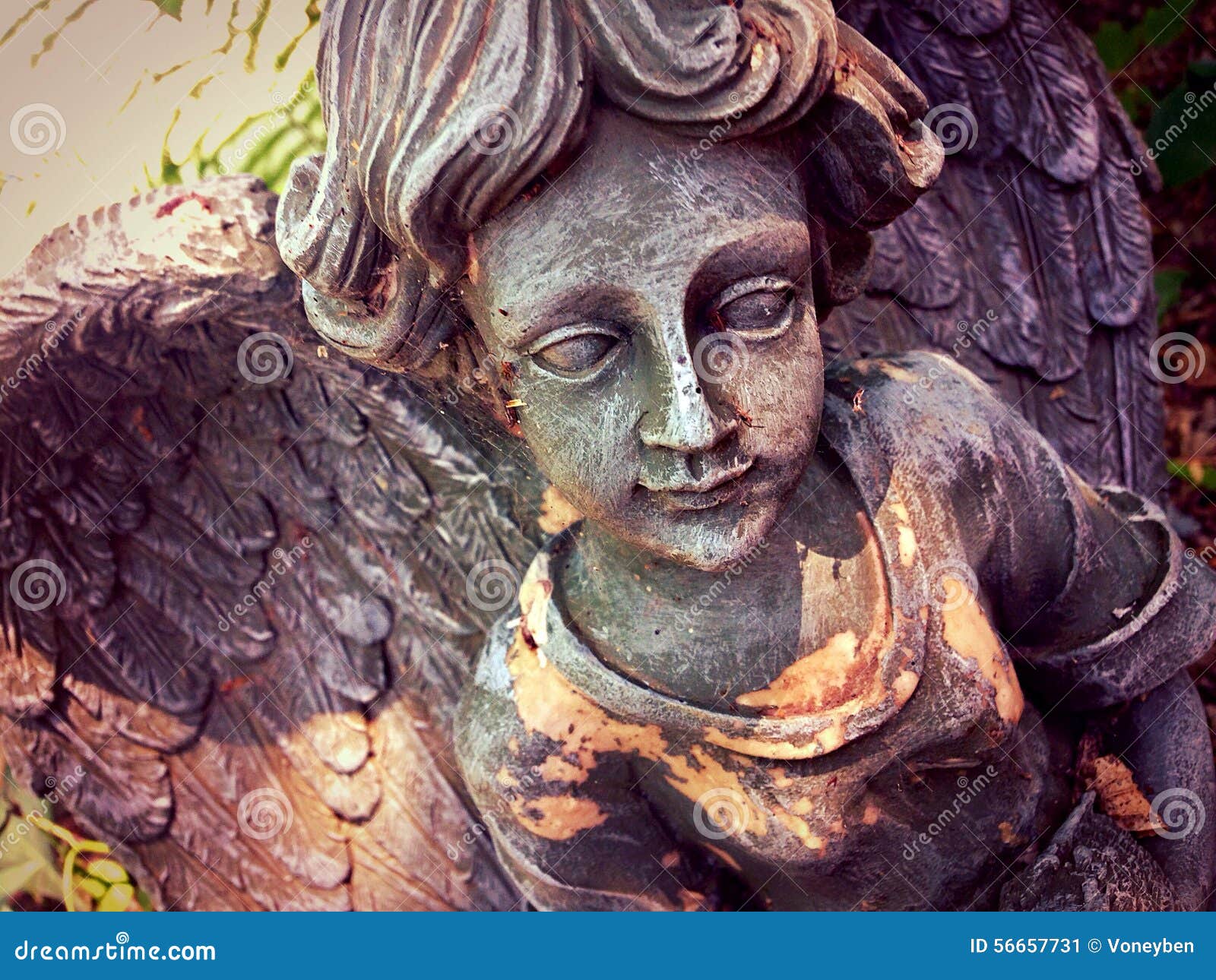 Angel statue stock image. Image of close, interesting 56657731