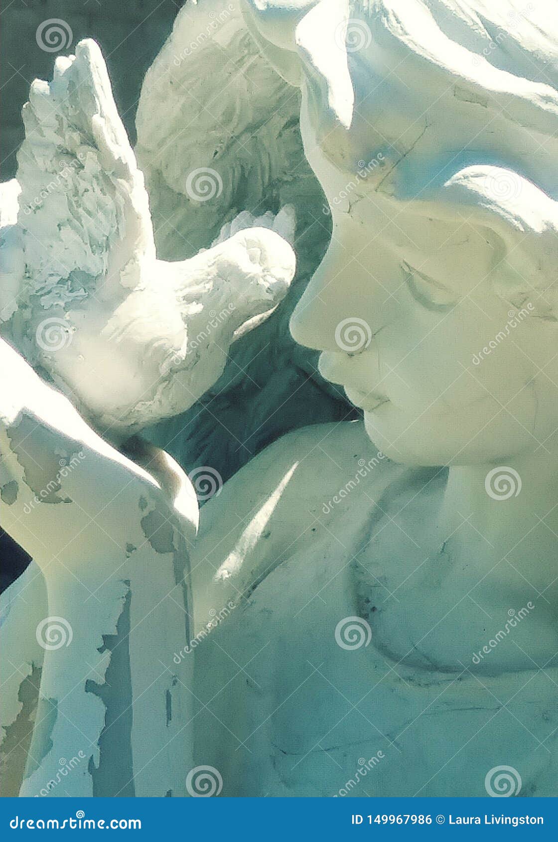 Angel in stone stock photo. Image of angel, statue, stone 149967986