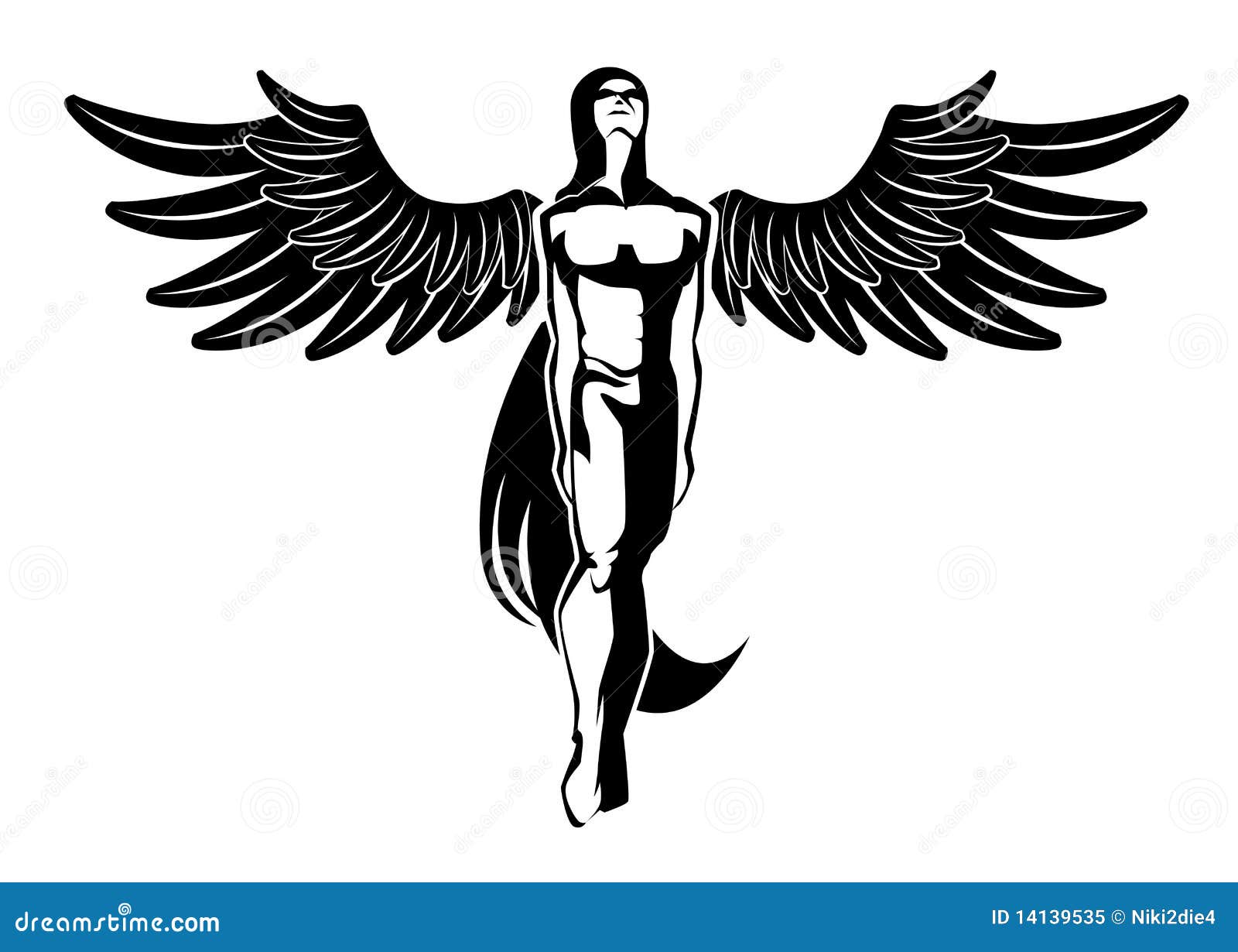 Flying Angel Tattoo | Fairy tattoo, Body art tattoos, Ankle tattoo designs