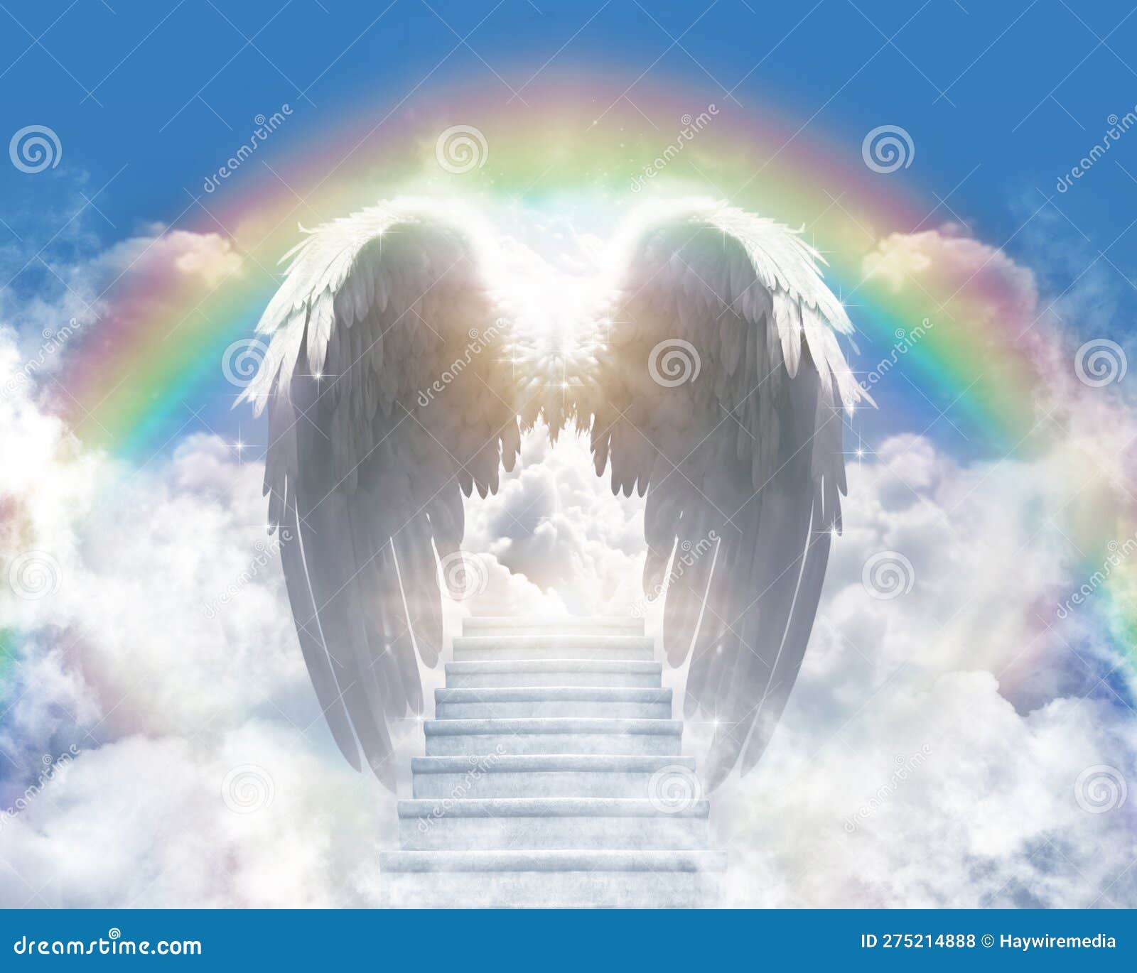 Heaven Background 4 PNG Memorial Background Stairs to Heaven