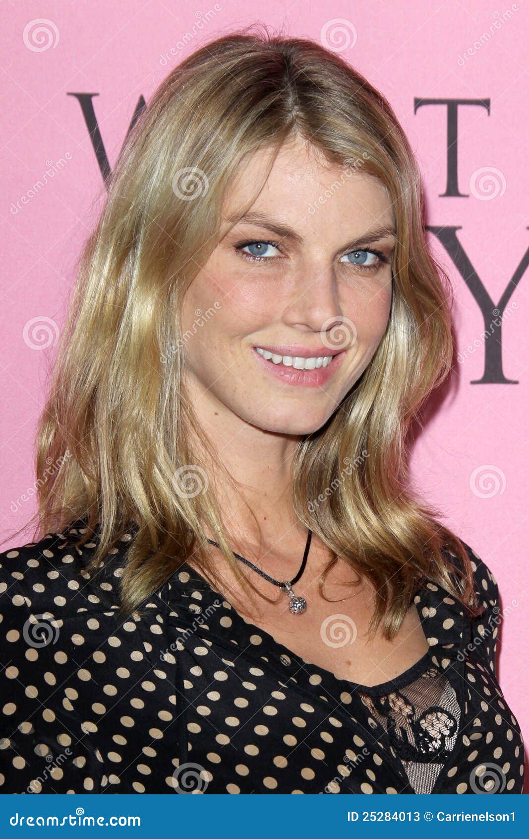 Angela Lindvall Arrives at the Victoria S Secret What is Sexy? Party