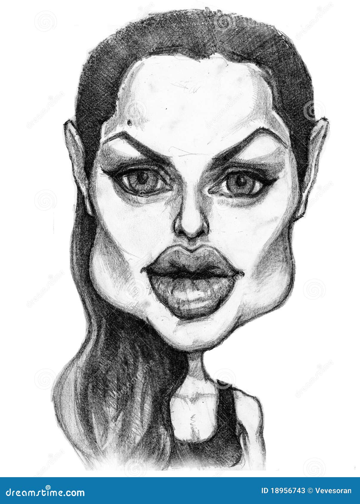 angelina jolie drawing