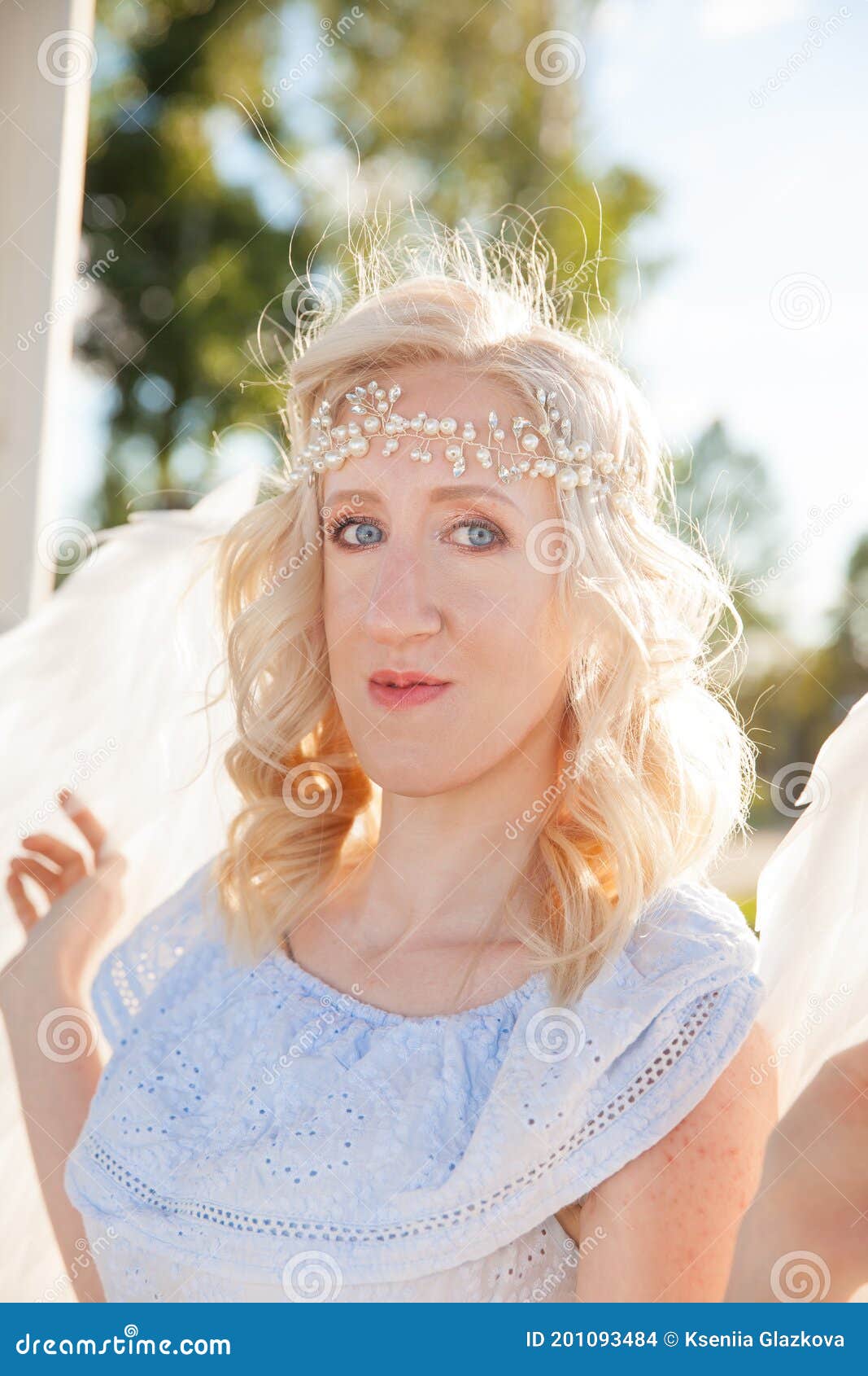 Alas de Plumas Grandes Blancas Mujer