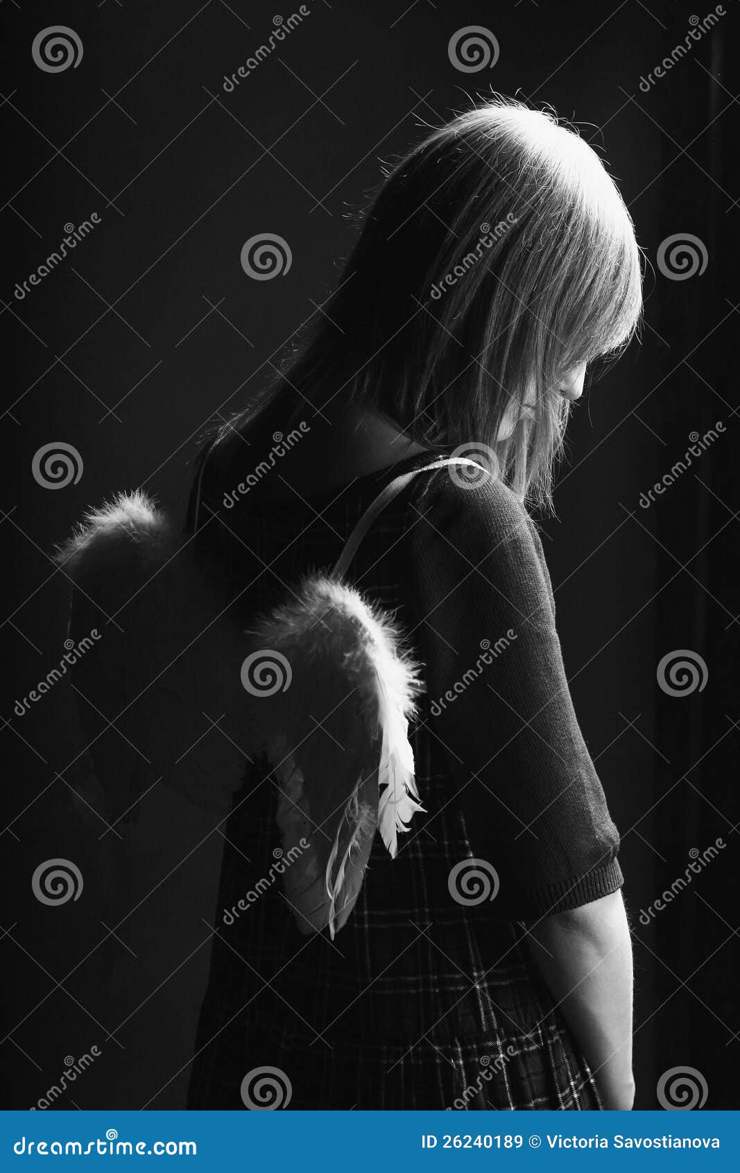 Angelo Triste Immagine Stock Immagine Di Triste Quiet 26240189