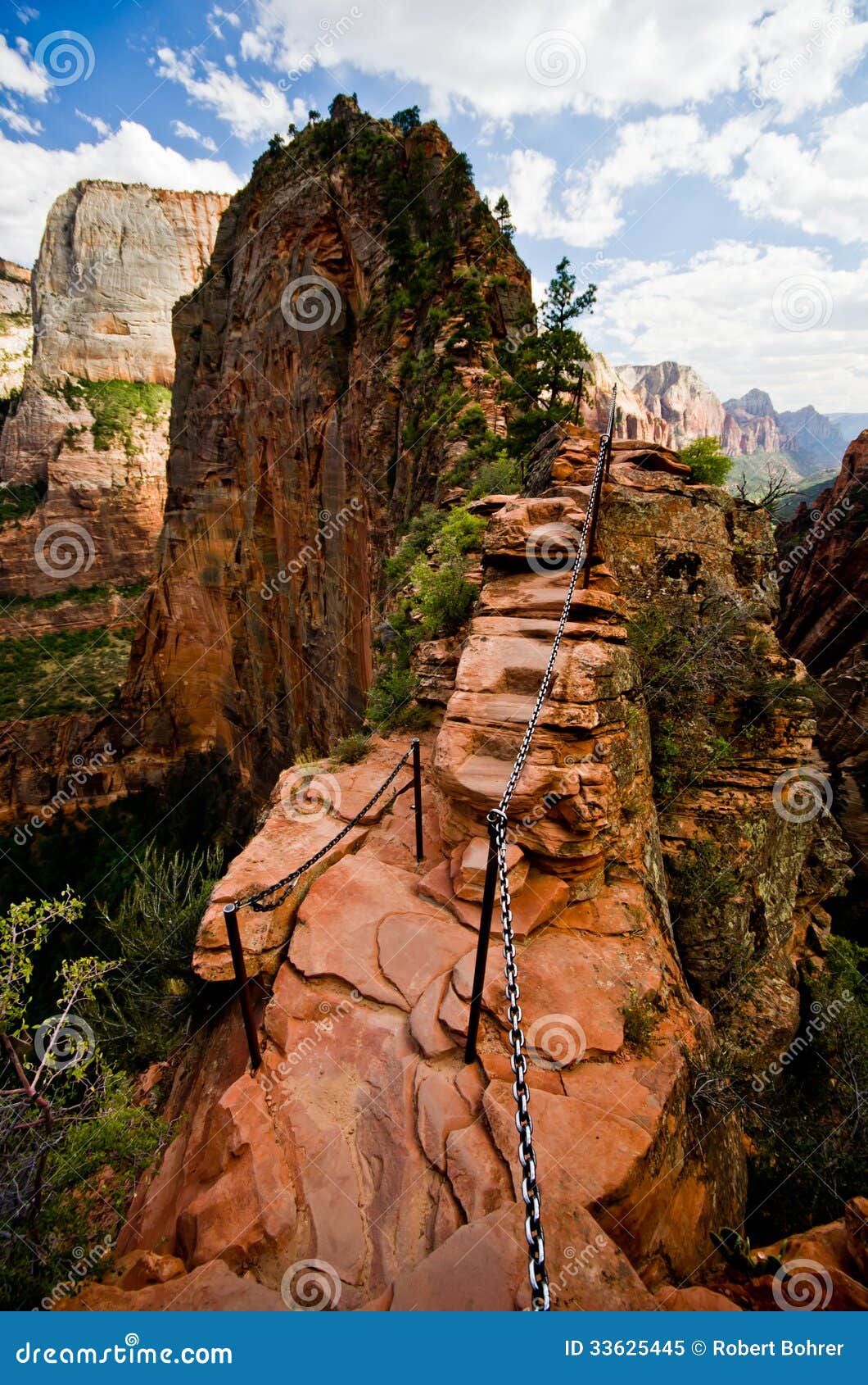 angels landing at zion national park, utah