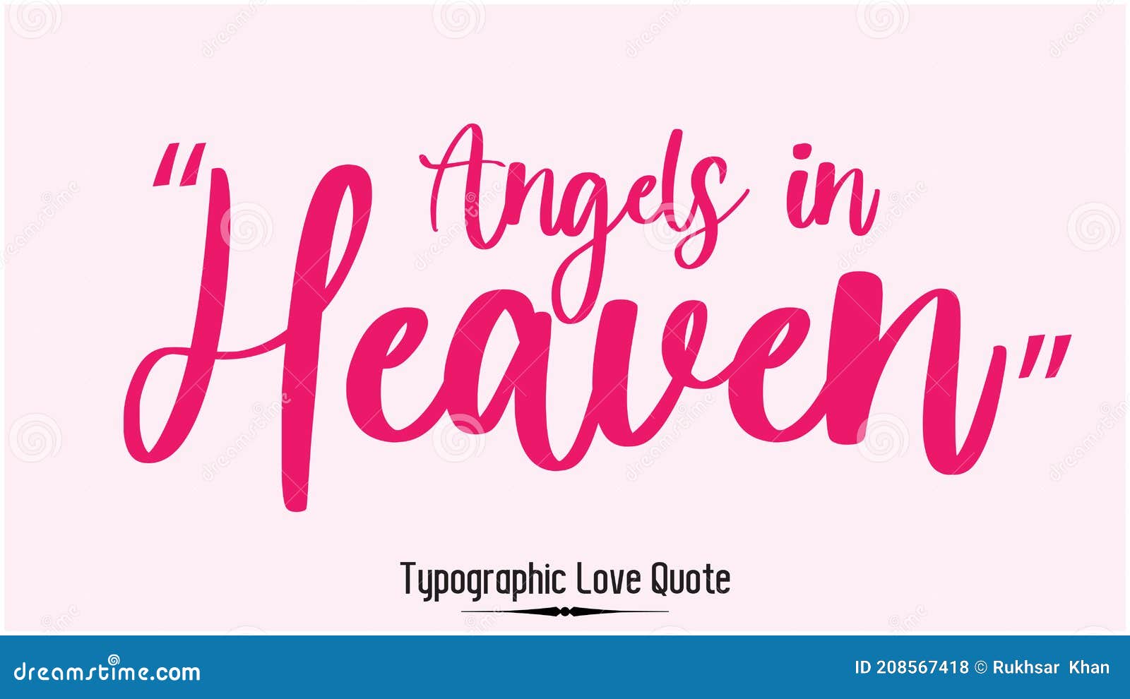 Anges Dans La Belle Citation Rose A Imprimer Amour Textuelle De Couleur Du Ciel Illustration De Vecteur Illustration Du Etiquette Ecriture