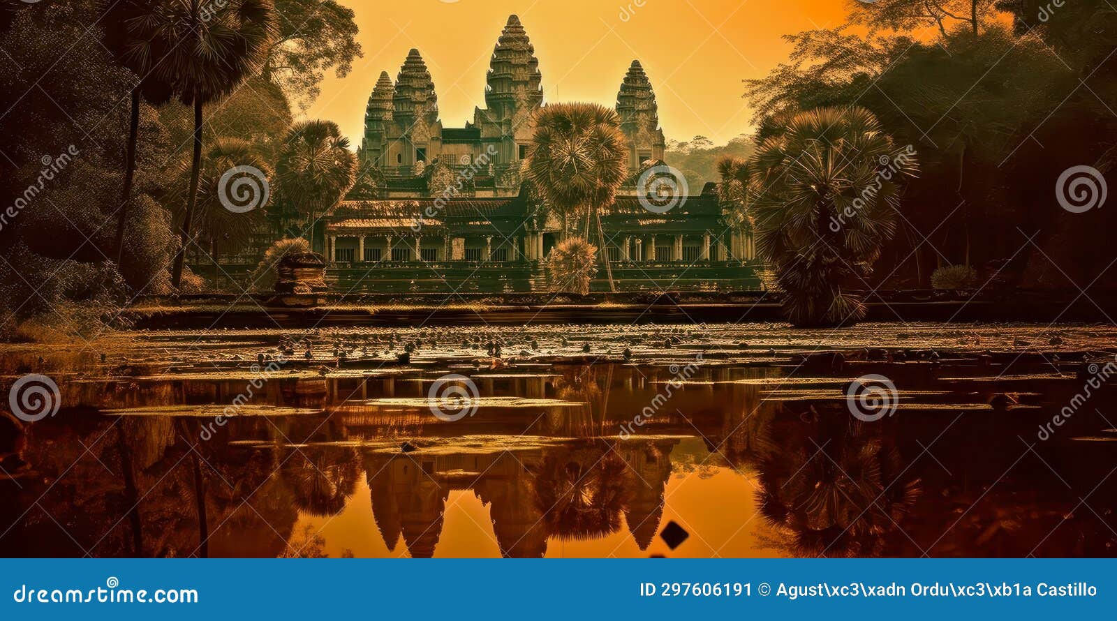 HINDU TEMPLE ANGKOR WAT IN CAMBODIA visual data 7