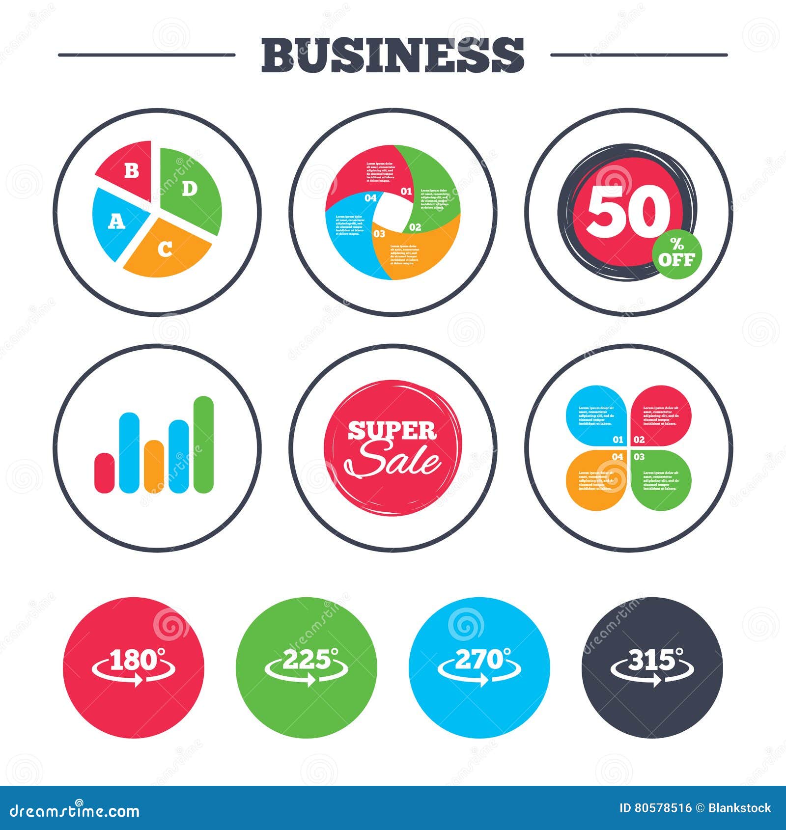 360 Degree Pie Chart