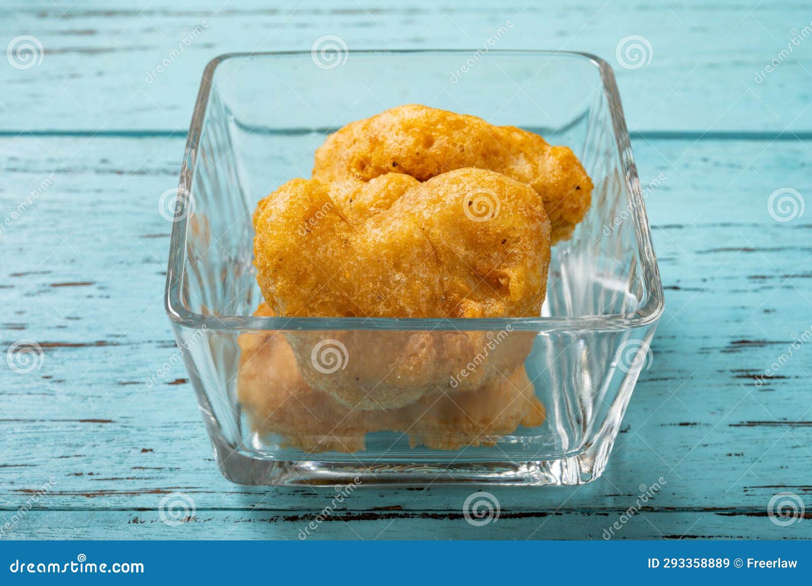 Deep fried chicken nuggets stock image. Image of meal 293358889