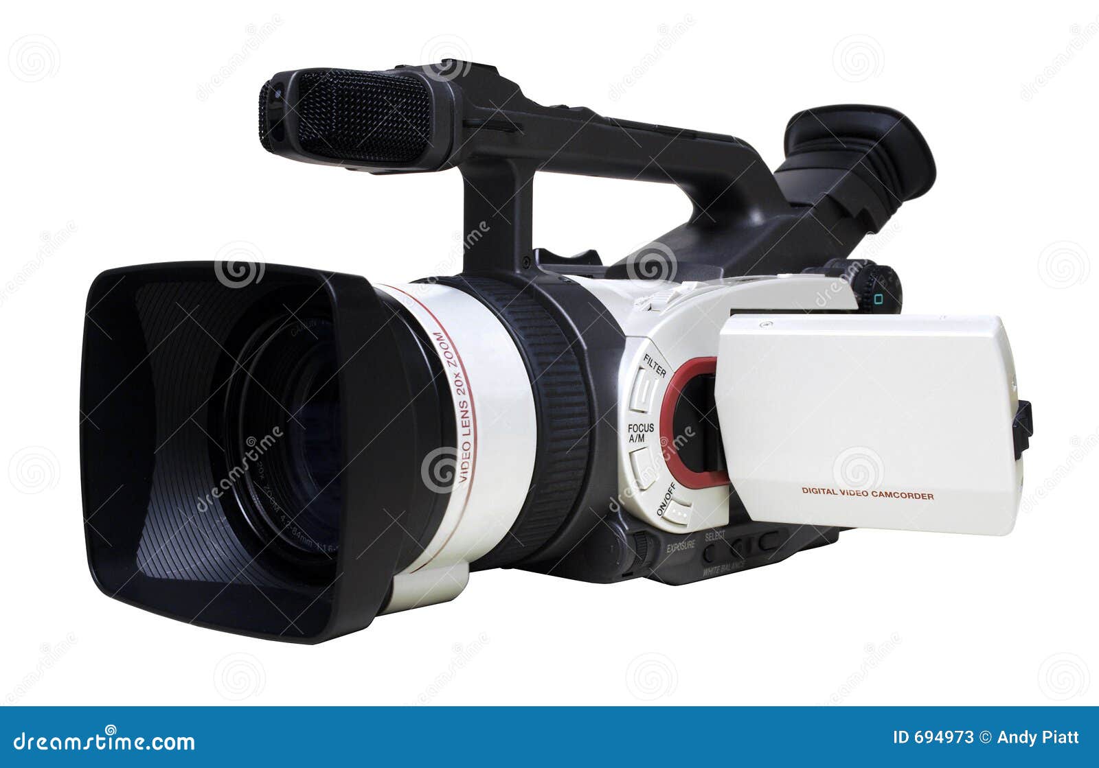 angled digital video camera - 