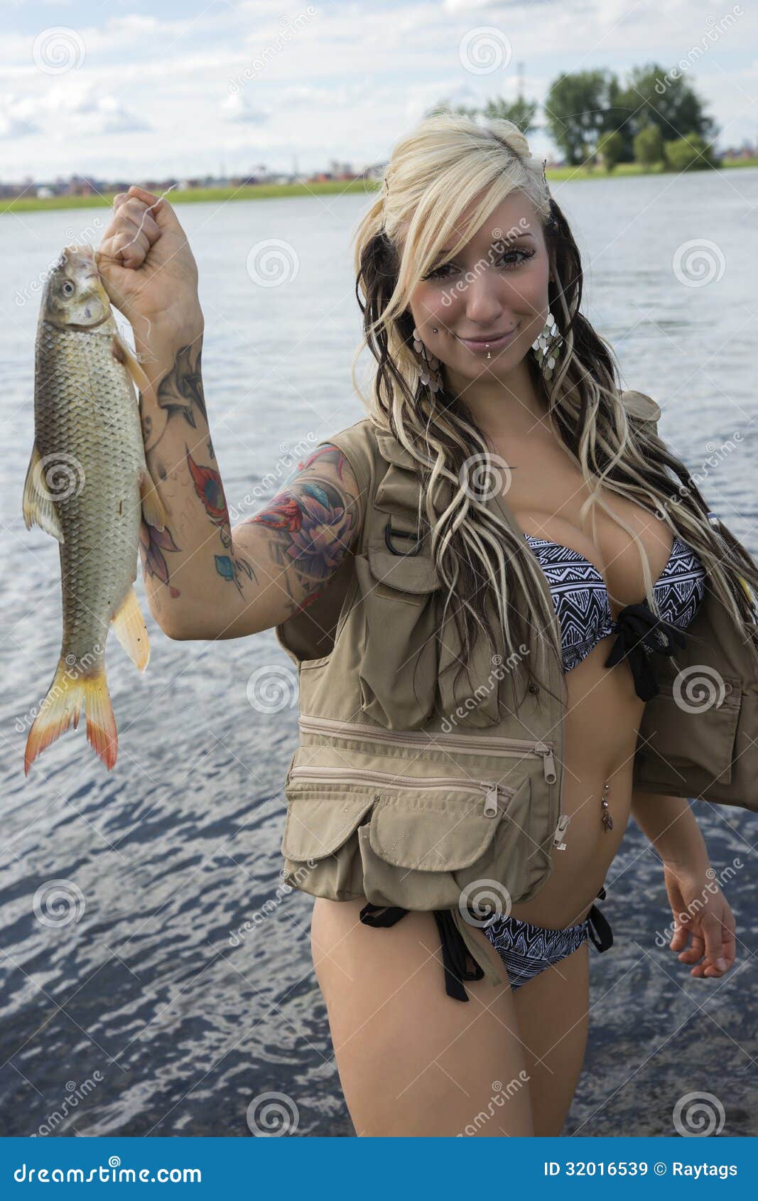 angler with fish