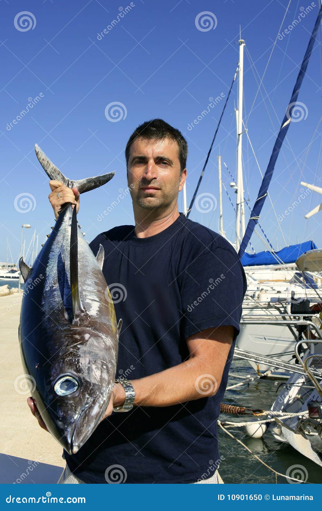 angler fishing big game albacore tuna